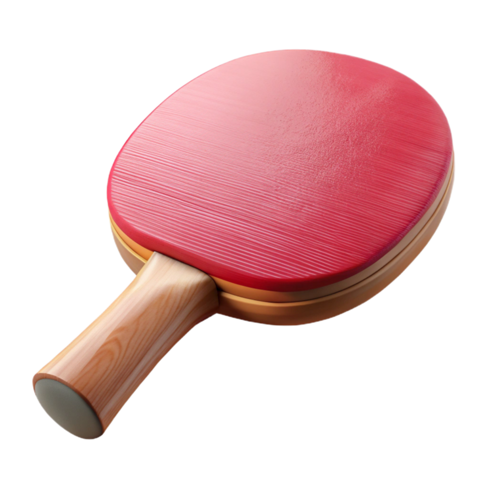 dramatic modern Table Tennis Paddle Close Up Isolated high resolution png