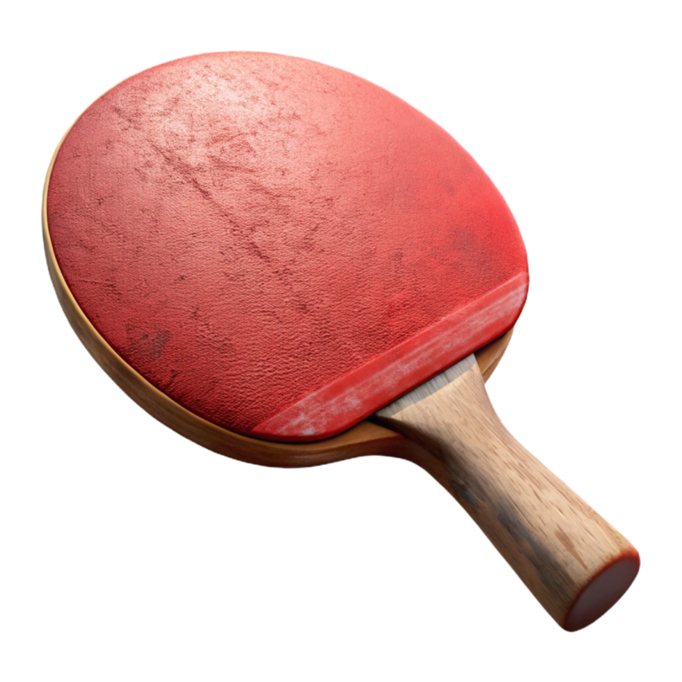 dramatic modern Table Tennis Paddle Close Up Isolated high quality png