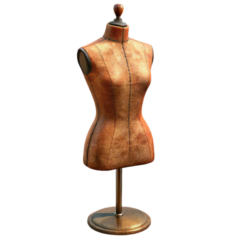 beautiful abstract Tailor's Dummy Front View Isolated high quality png