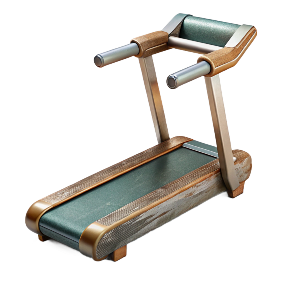 elegant minimalist Treadmill Modern Design Transparent Background detailed png