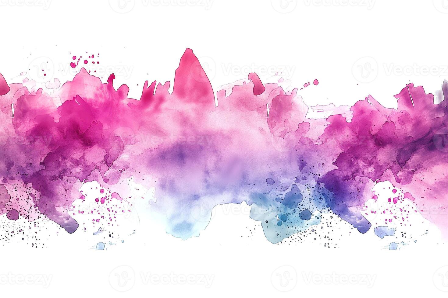 An abstract watercolor design featuring vibrant pinks, purples, and blues, creating a stunning visual effect. photo