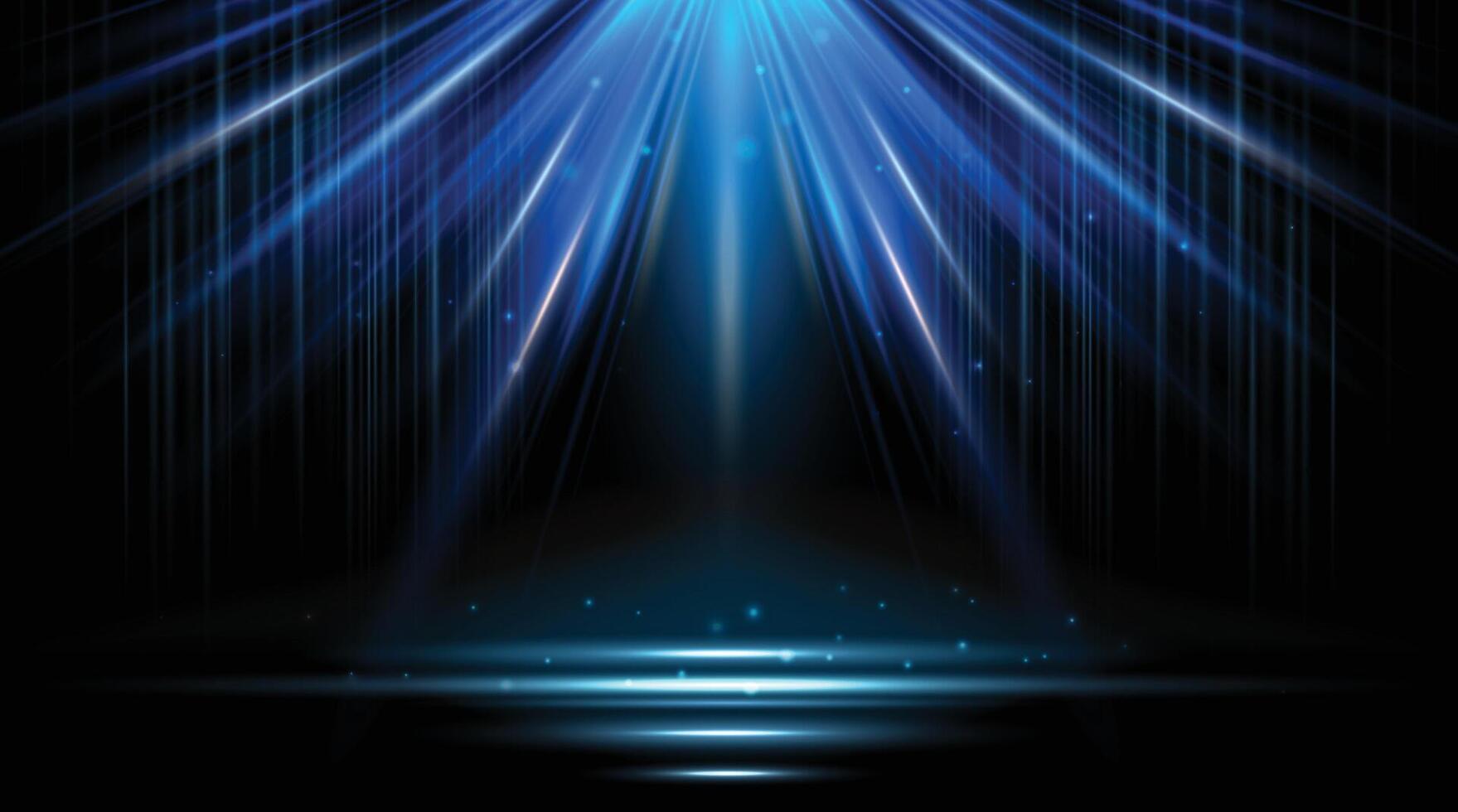 Abstract elegant background, Light ray with speed line effects on top, template for award backdrop. vector