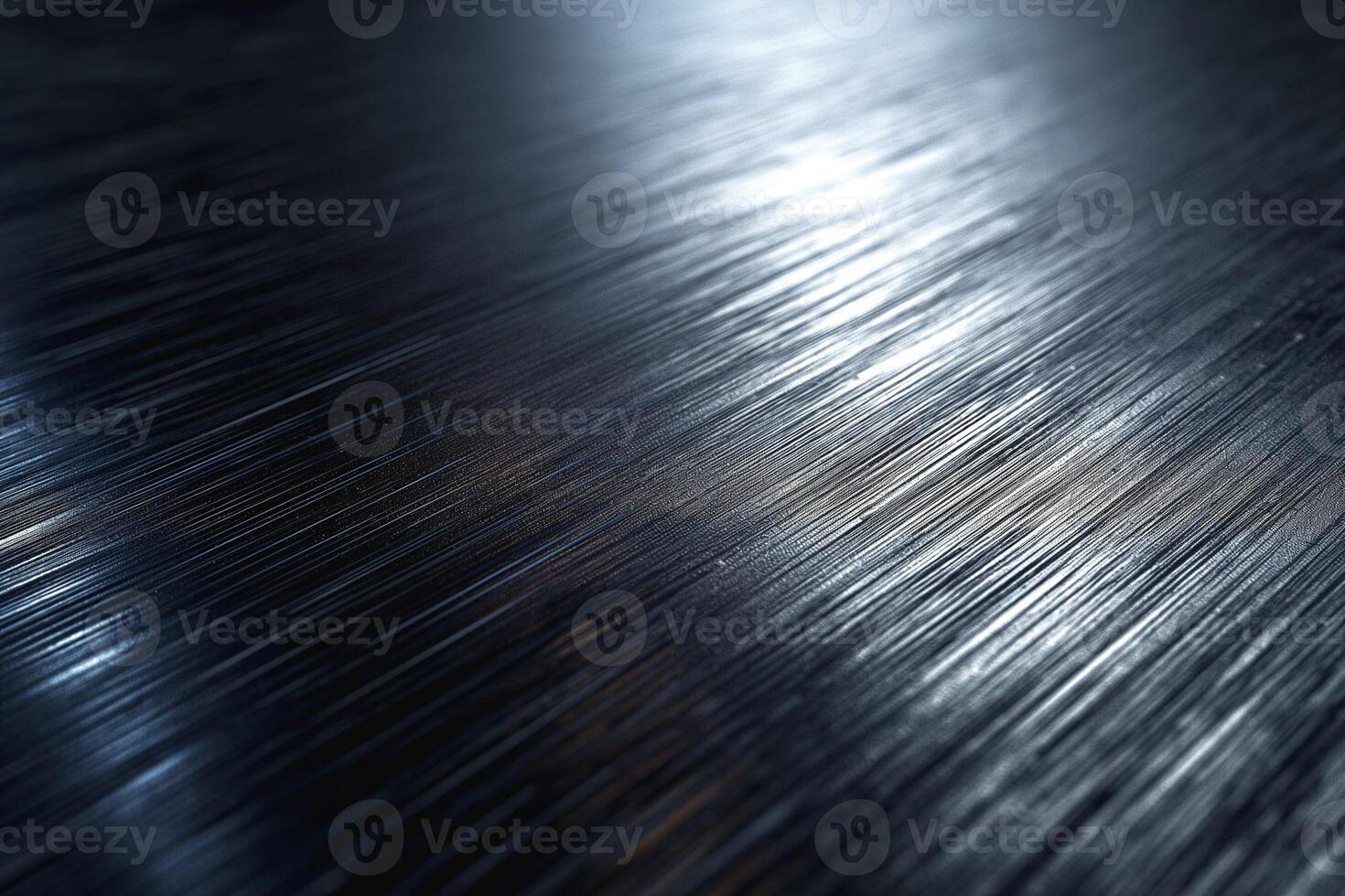 Close-up of a polished metallic surface reflecting light with a subtle texture, creating a sleek and modern aesthetic. photo