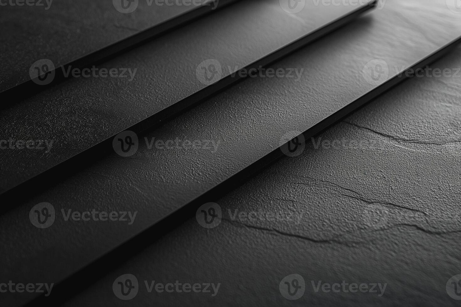 Abstract composition of sleek black panels creating a modern and minimalist aesthetic. photo