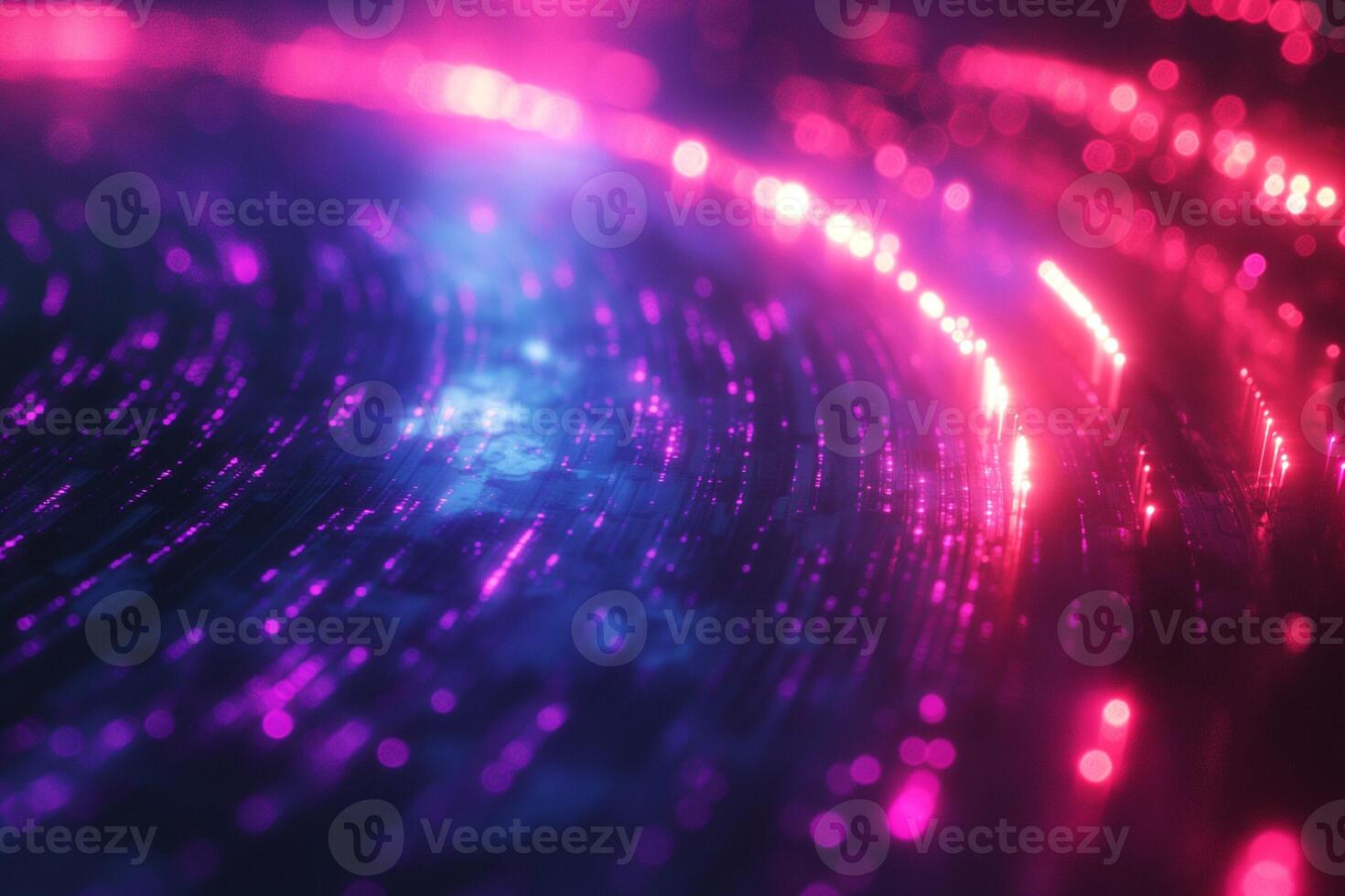 A vibrant, abstract image showcasing swirling patterns of pink and blue light in an artistic, swirl motion. photo