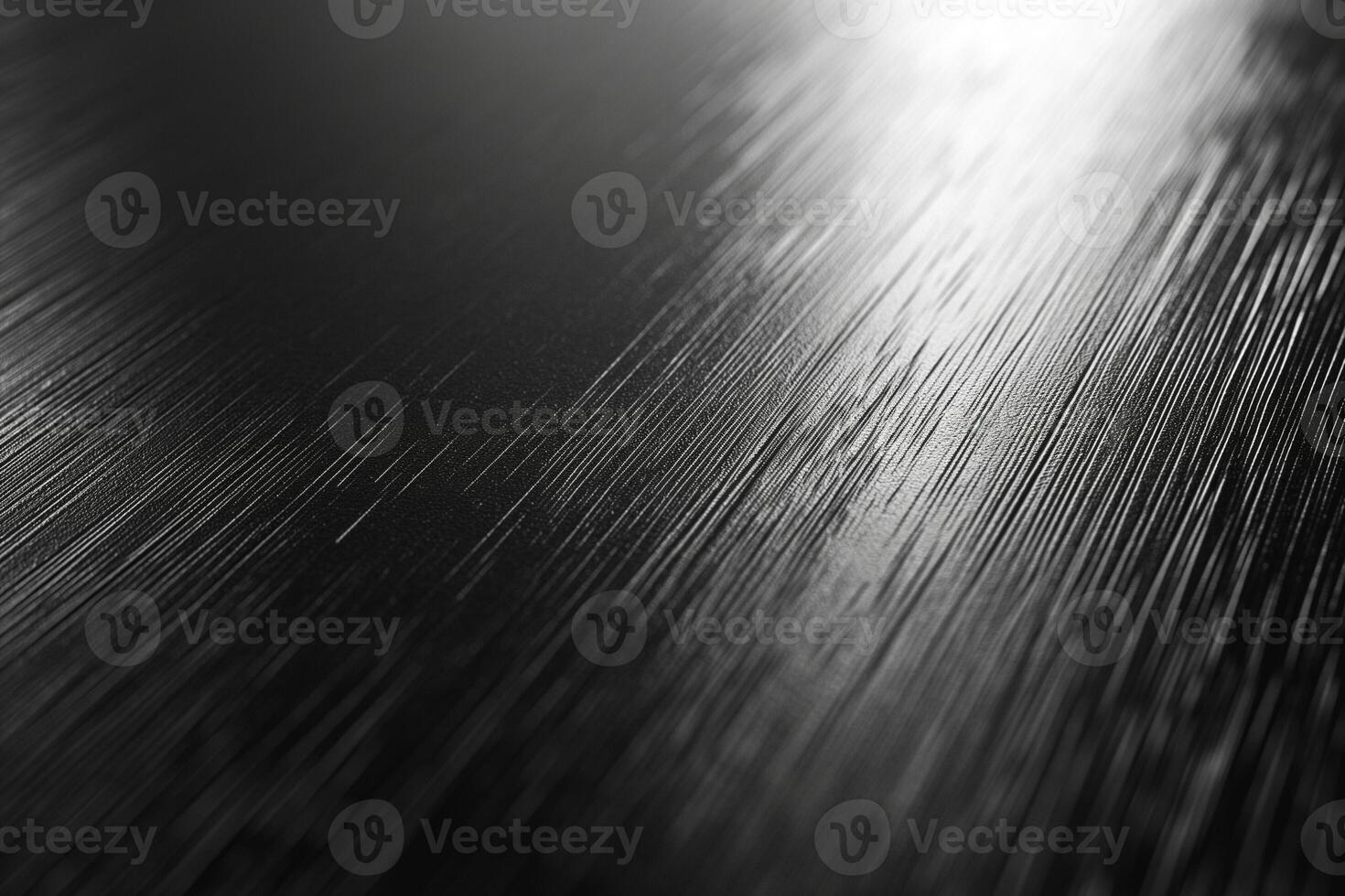 Close-up of a sleek, brushed metal surface showcasing an elegant texture. photo