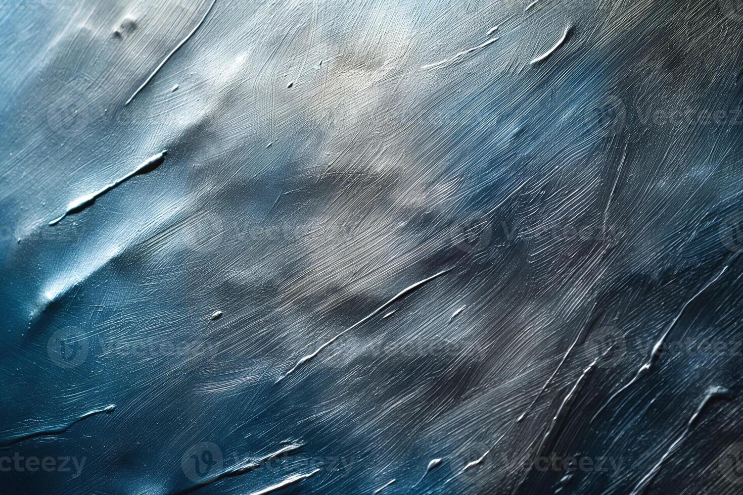 Abstract textured background in shades of blue, featuring dynamic lines and a sense of movement. photo
