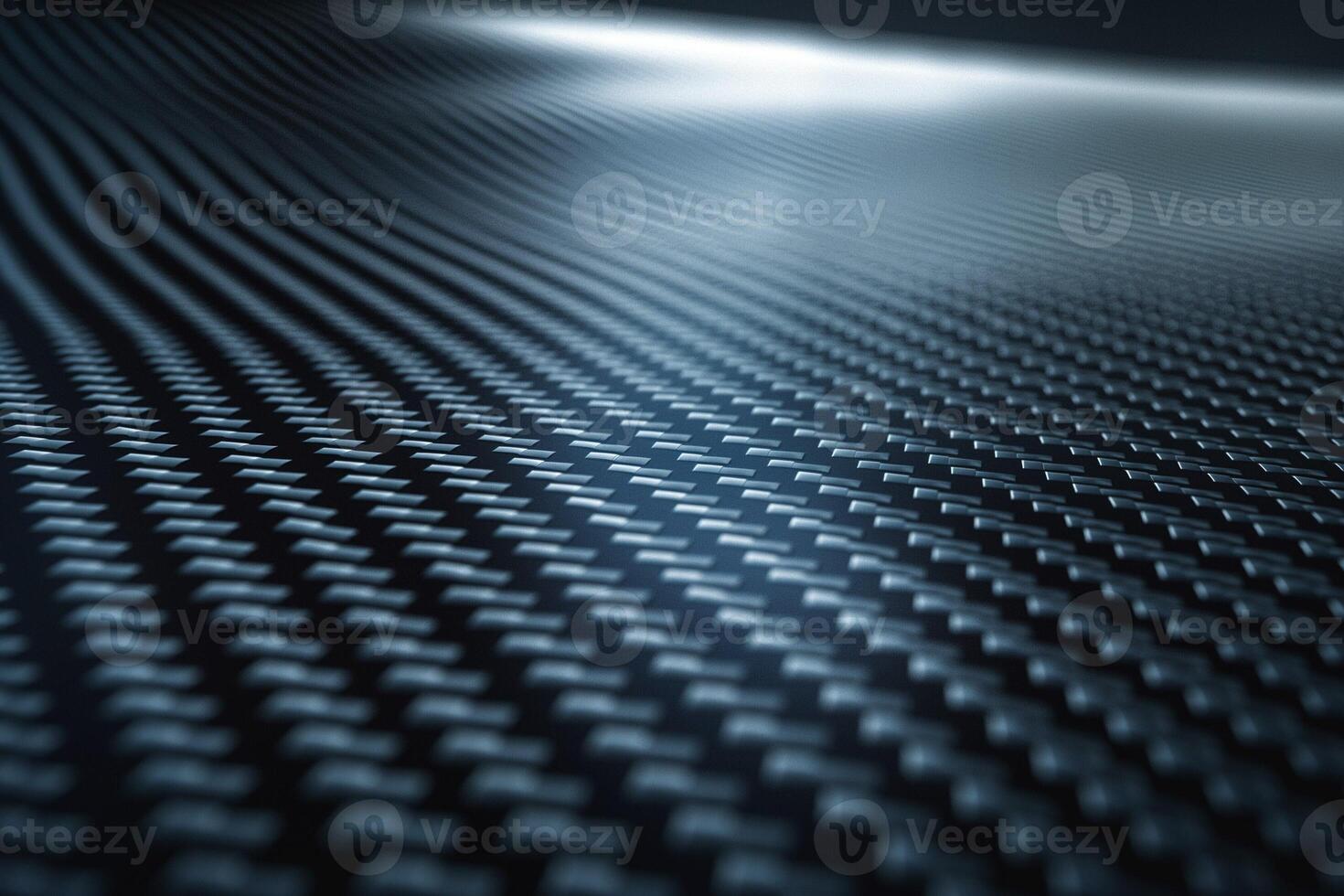 Abstract close-up of a textured surface with a mesmerizing wave pattern, showcasing shades of blue and silver. photo