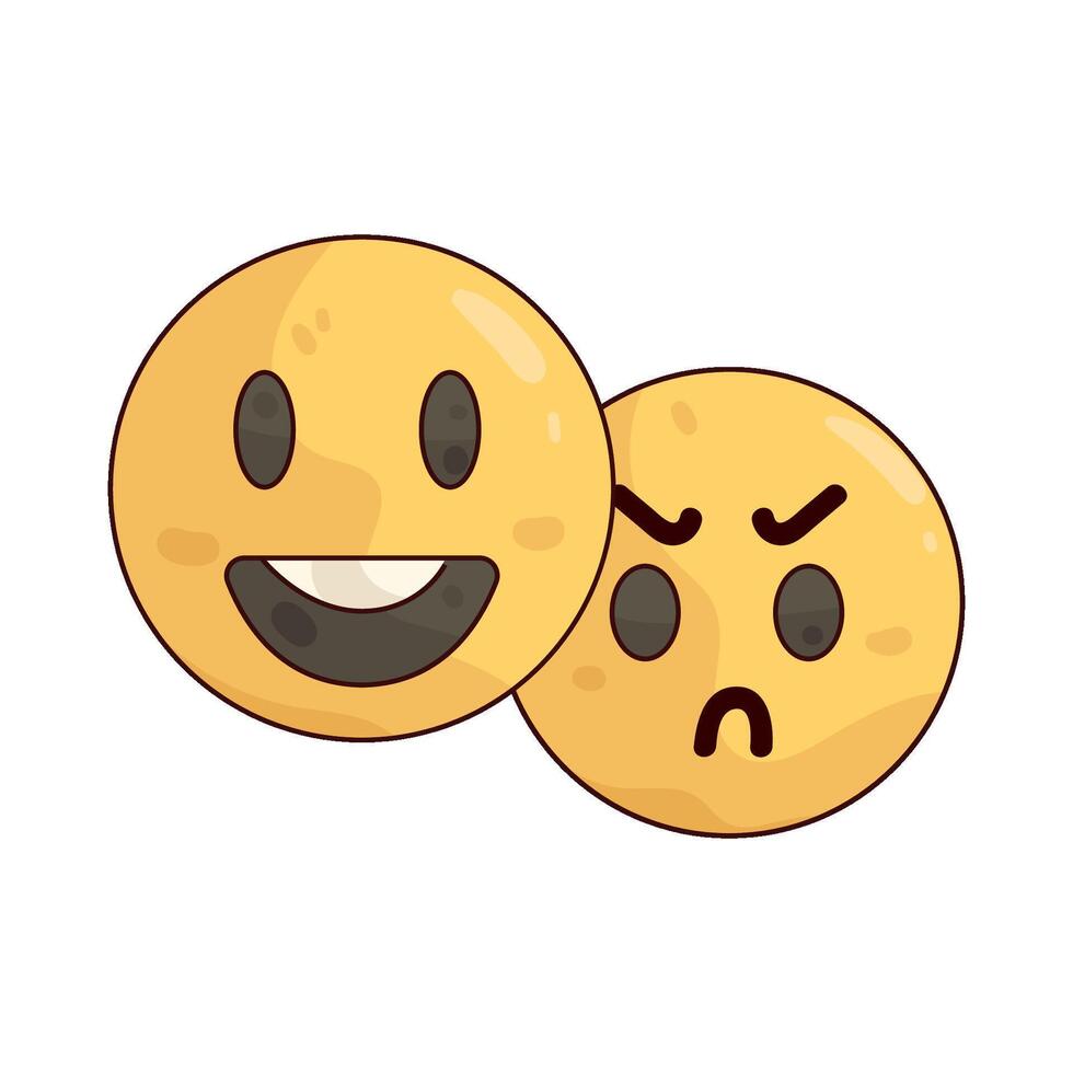 Reaction Emoji illustration vector