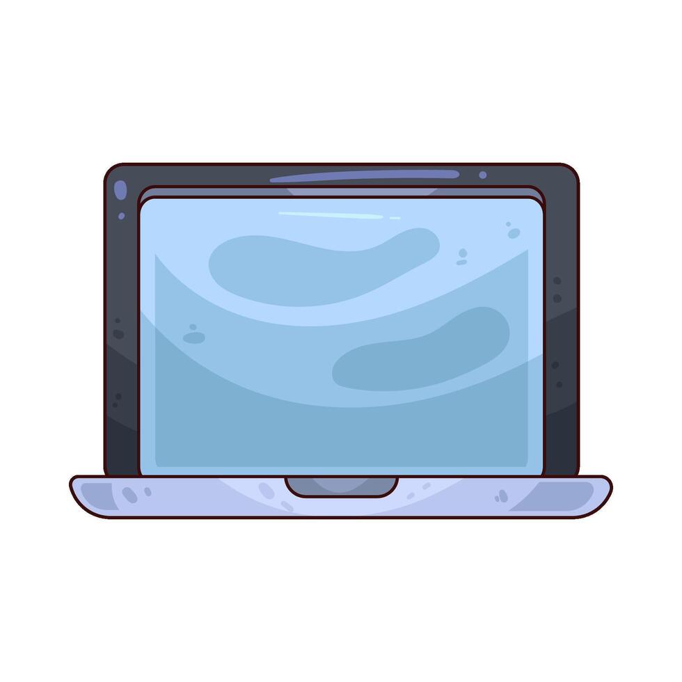 illustration of a laptop vector