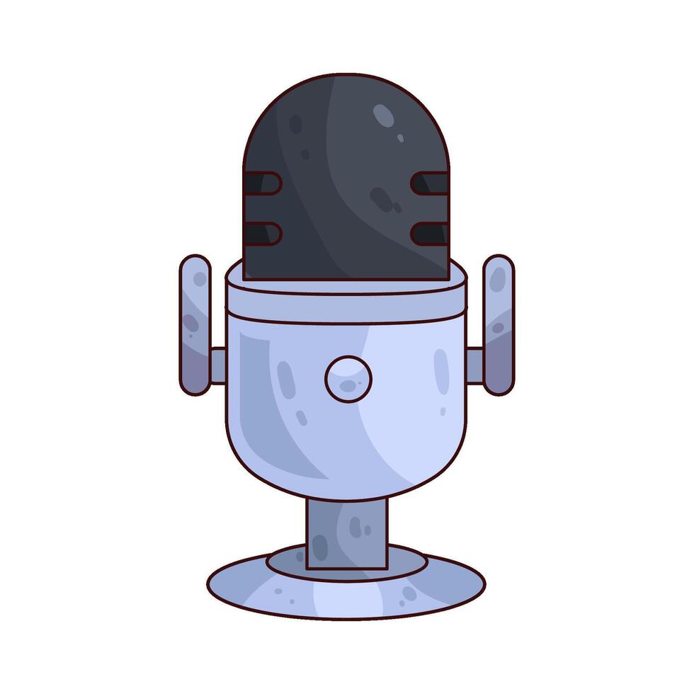 illustration of a Microphone vector