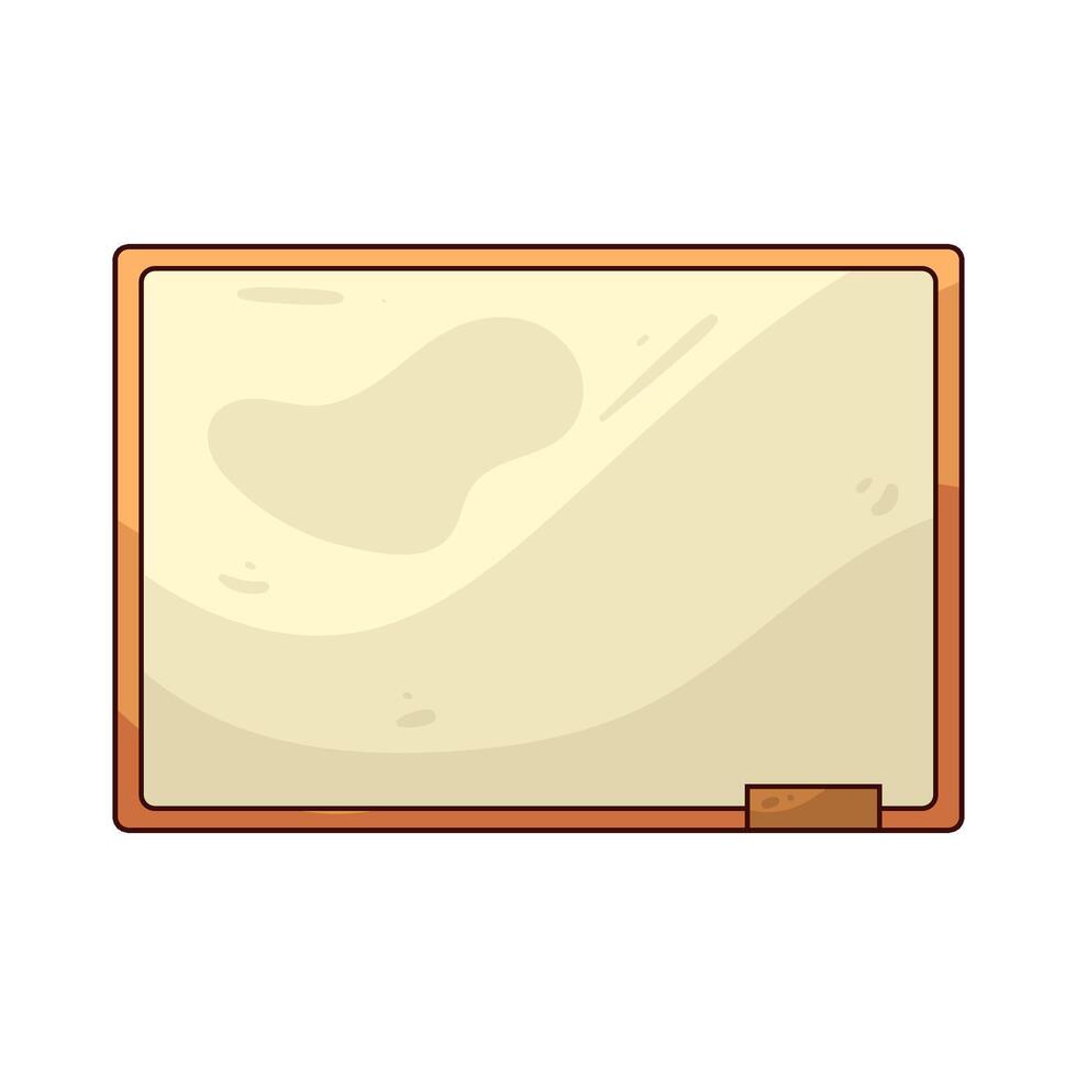 illustration of a whiteboard vector
