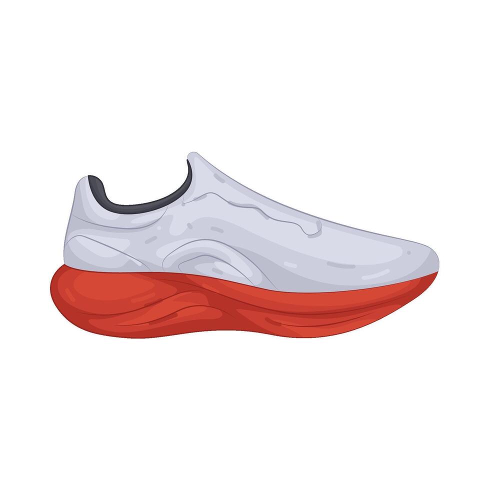 running shoes illustration vector