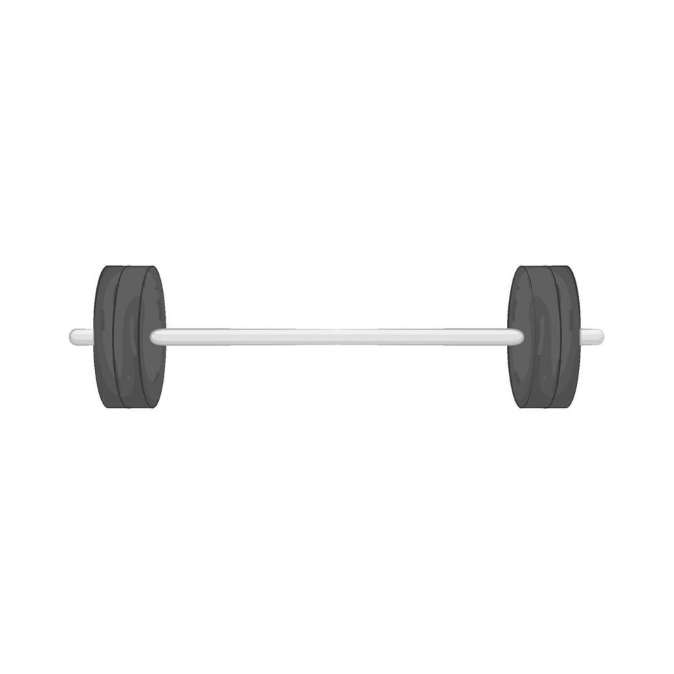 illustration of a barbell vector