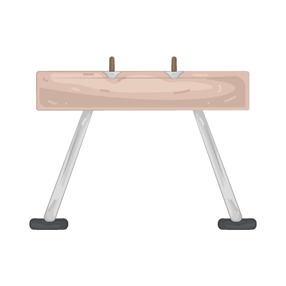 Illustration of Pommel Horse vector
