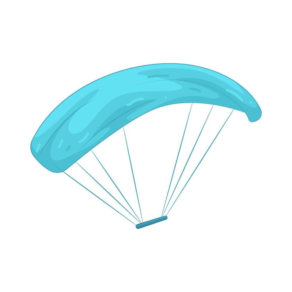 illustration of blue Parachute vector