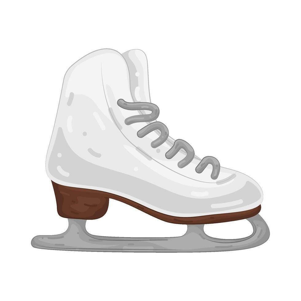 Illustration of Ice Skates vector