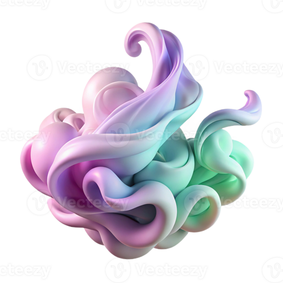 vibrant artistic Delicate wisps of smoke in pastel hues of pink, lavender, and mint green, swirling and intertwining against a dark backdrop, illuminated by a warm, ambient light professional png