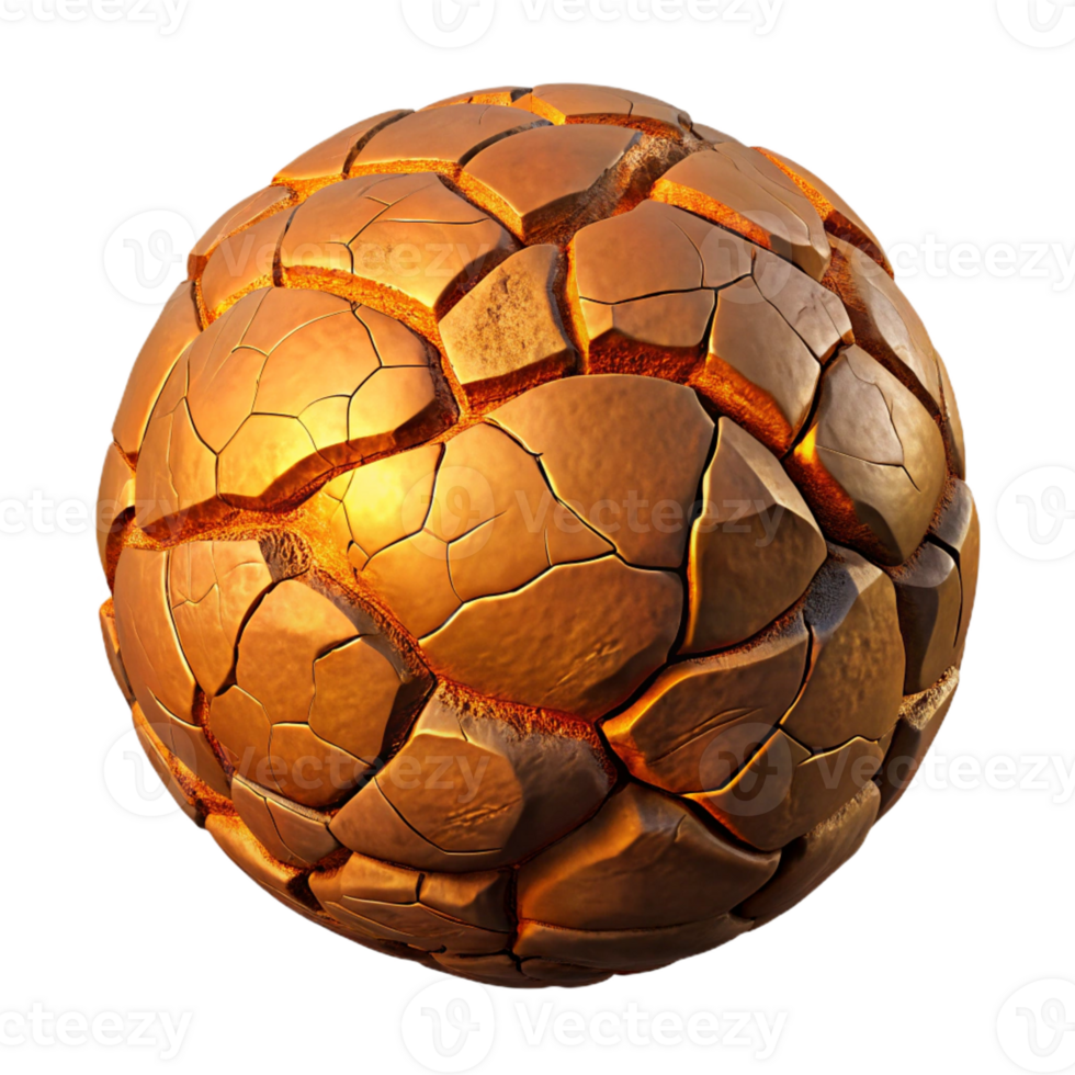 stunning creative A close-up view of a textured surface resembling cracked earth, in shades of ochre and burnt sienna, illuminated by a warm, low-angle light original png