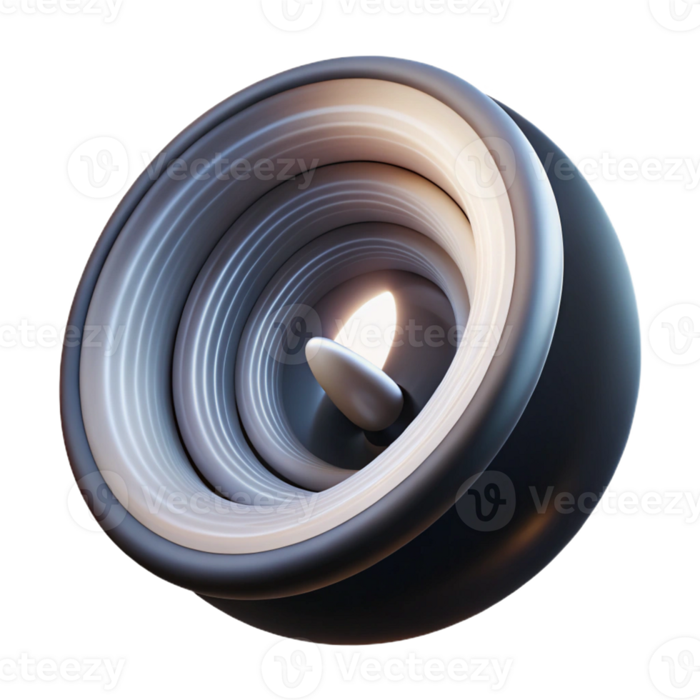 vibrant classic An abstract representation of time, visualized as a spiral of light trails, fading from bright white to deep black, illuminated by a soft, ambient light high resolution png