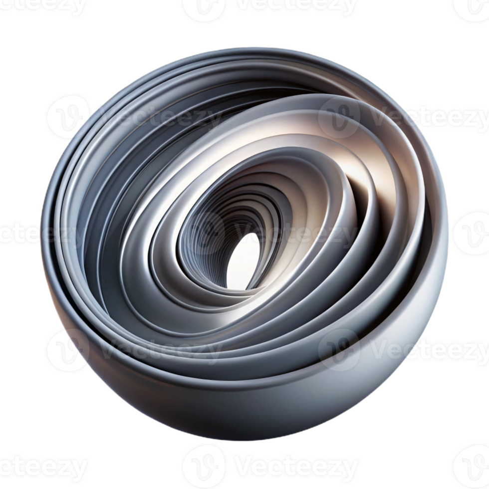 elegant modern An abstract representation of time, visualized as a spiral of light trails, fading from bright white to deep black, illuminated by a soft, ambient light 4K png