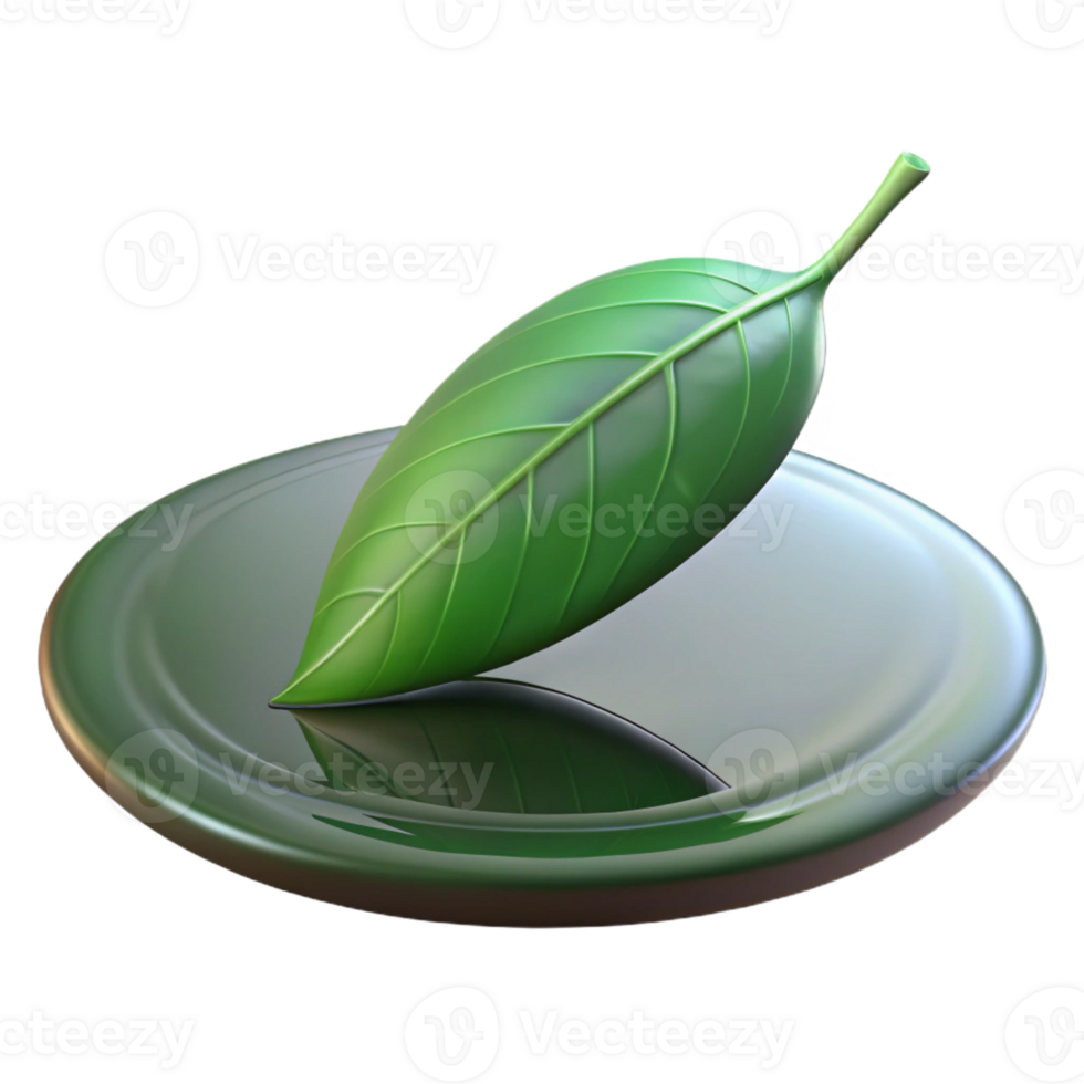 elegant classic A single leaf floating on a still pond, minimalist photography, reflective surface high quality png