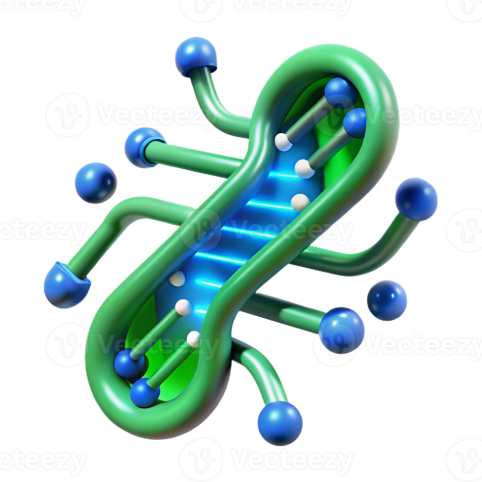 beautiful rustic A DNA strand forming the shape of a technological circuit board, glowing blue and green, microscopic detail, scientific illustration style authentic png