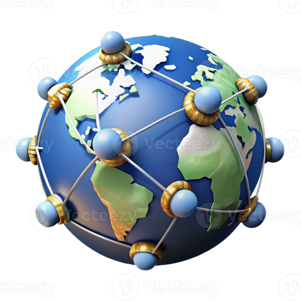 beautiful vintage A network of interconnected satellites orbiting Earth, realistic lighting, space photography style original png