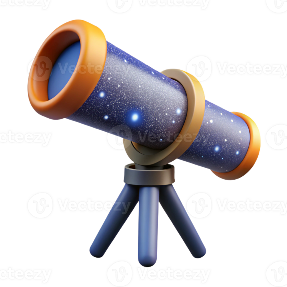 impressive rustic A telescope pointed towards a distant galaxy, detailed textures, starry night sky, astrophotography style high resolution png
