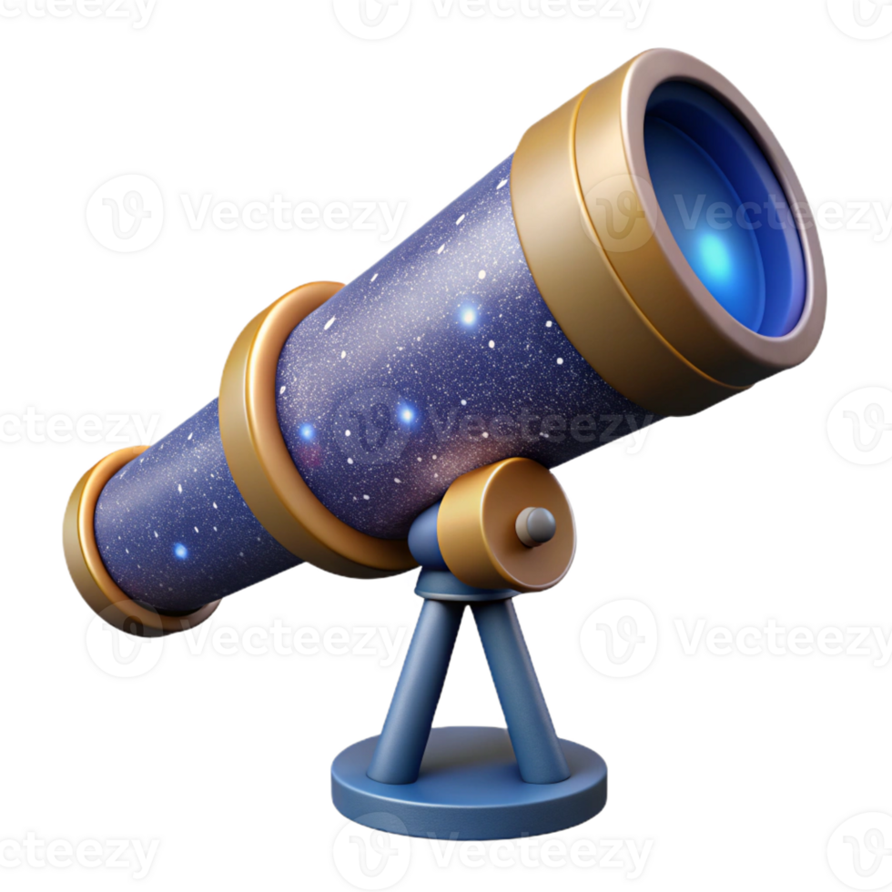 dramatic contemporary A telescope pointed towards a distant galaxy, detailed textures, starry night sky, astrophotography style premium png