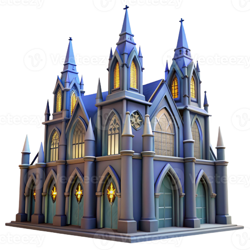 stunning creative A gothic cathedral, intricate stained glass, soaring arches, dim lighting, mysterious atmosphere 4K png
