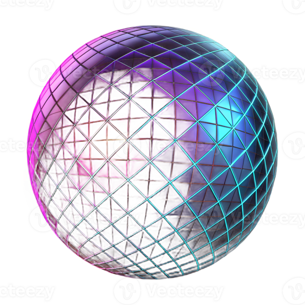 serene classic A digital glitch effect distorting a geometric grid, cyberpunk aesthetic, bright neon colors high quality png