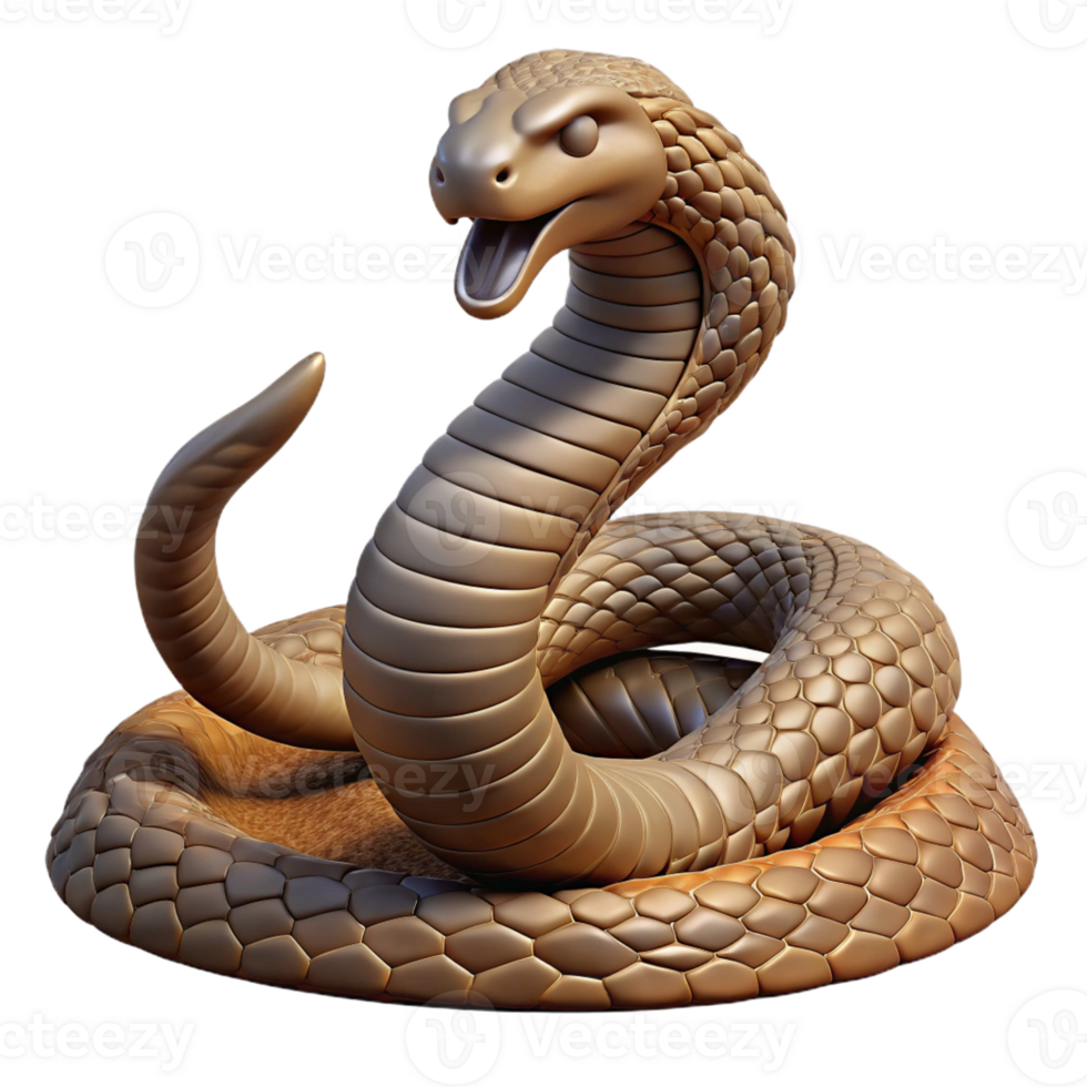 dramatic creative A coiled rattlesnake ready to strike, desert setting, tense atmosphere, detailed scales, nature photography style professional png