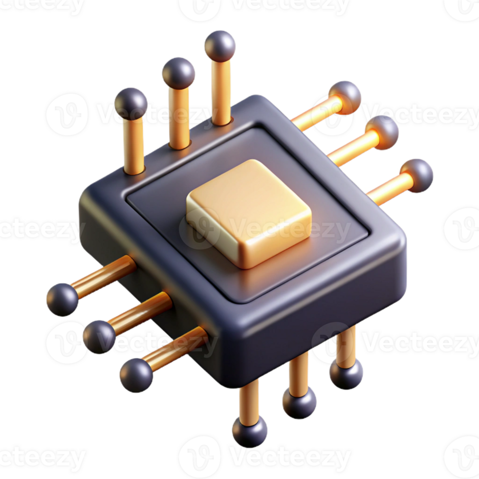 mooi rustiek een single microchip emitting binair code net zo balken van licht, donker achtergrond met volumetrisch verlichting, abstract stijl professioneel png