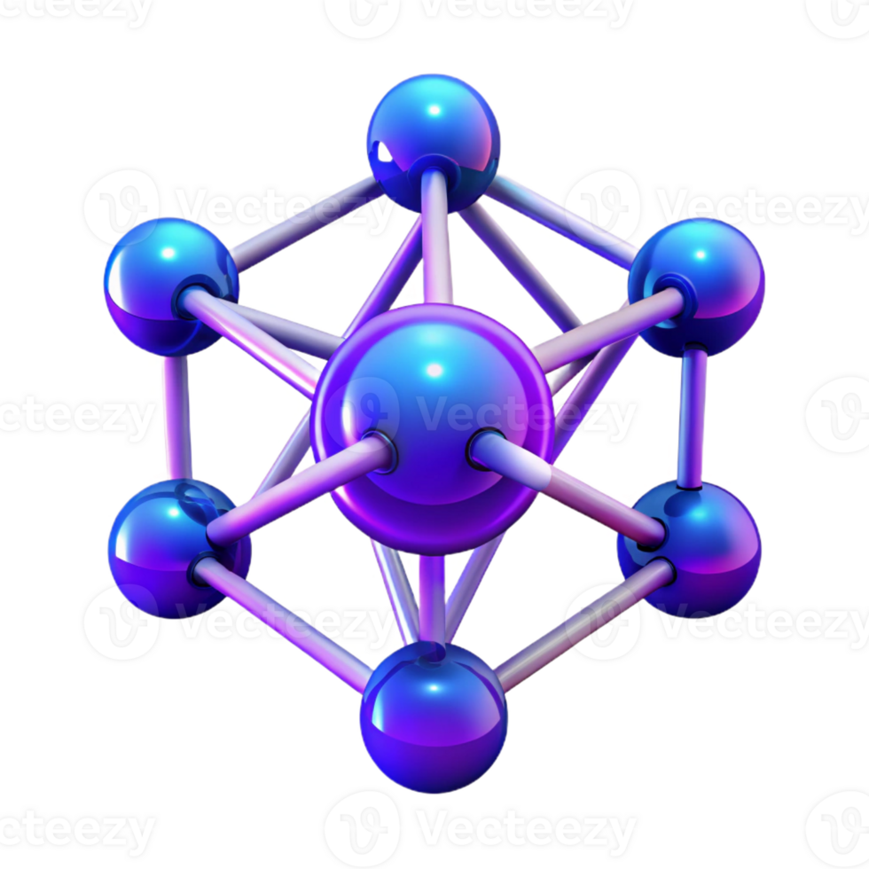 dramatic classic A network of interconnected nodes pulsating with energy, dynamic lighting shifting between blue and purple, abstract style high quality png