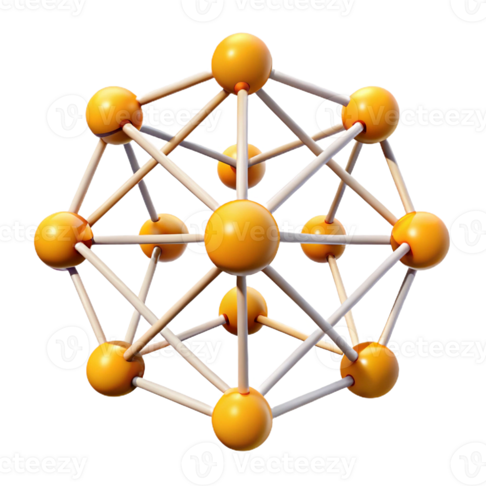 impressive abstract A network of interconnected nodes pulsating with energy, complex geometric patterns, dark background, data visualization style genuine png
