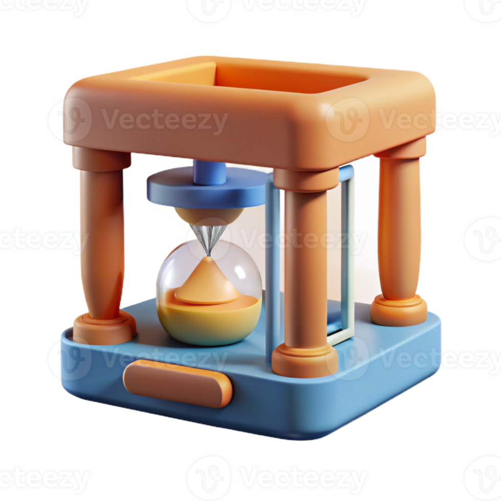 magnificent modern A 3D printer creating a complex object, layer by layer, time-lapse photography style original png