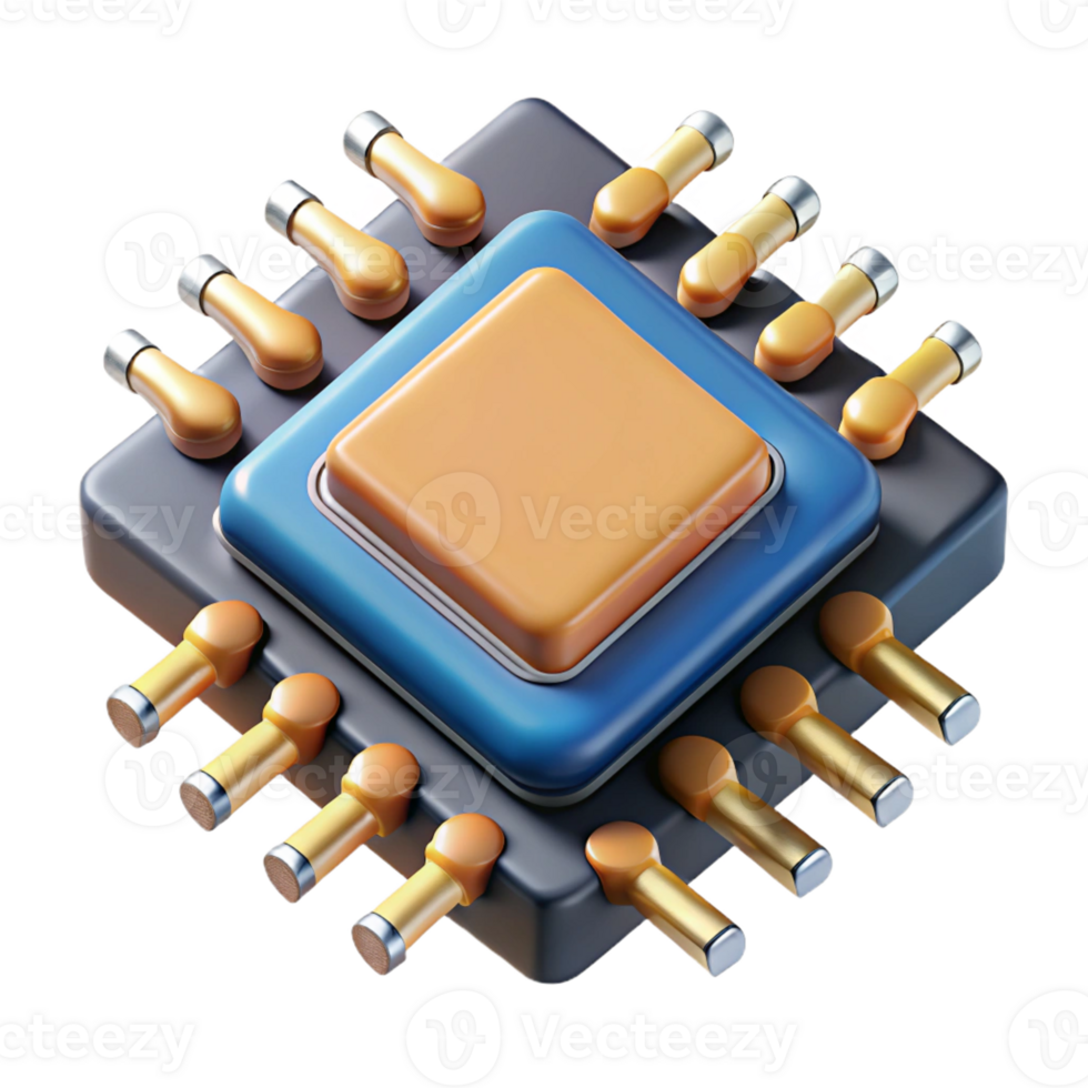 elegant rustic A microscopic view of a computer chip, intricate details, electron microscope style detailed png