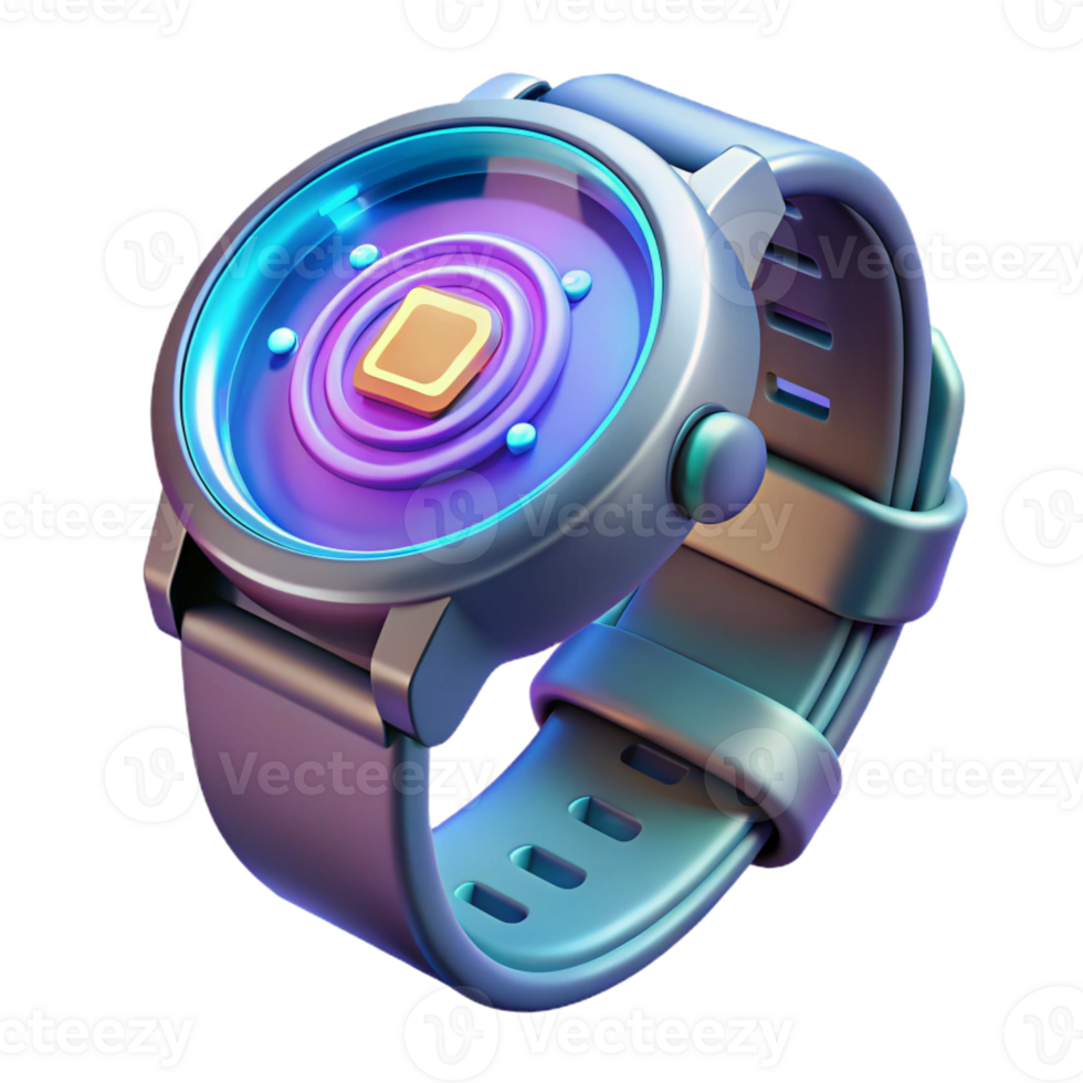 beautiful traditional A futuristic watch displaying holographic information, sleek design, close-up shot detailed png