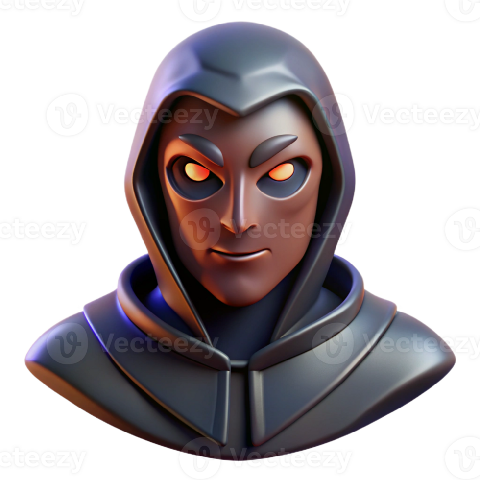serene artistic A portrait of a mysterious masked figure, dramatic chiaroscuro lighting, surrealist style premium png