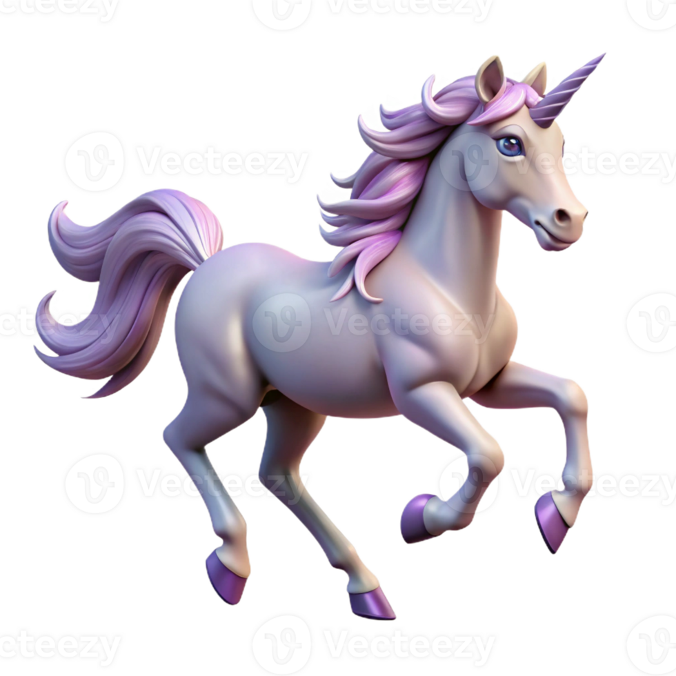 vibrant abstract A majestic unicorn galloping through a field of wildflowers, dynamic lighting, realistic style, flowing mane and tail original png