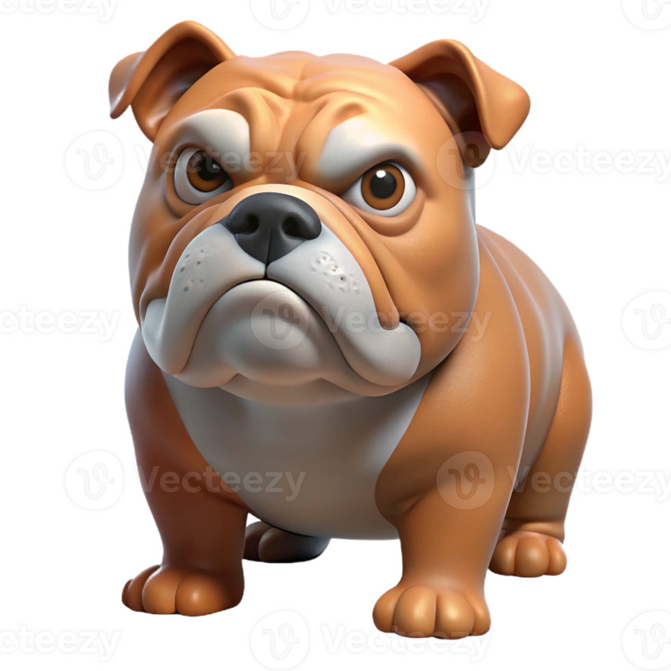 dramatic minimalist A grumpy bulldog with wrinkled skin and a furrowed brow, studio lighting, realistic style exclusive png