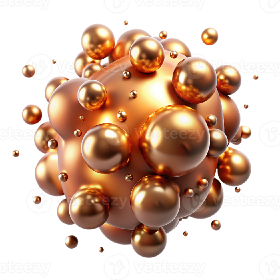 extraordinary vintage A chaotic explosion of metallic particles, copper and gold, suspended in mid-air, lit by a warm, ambient glow detailed png