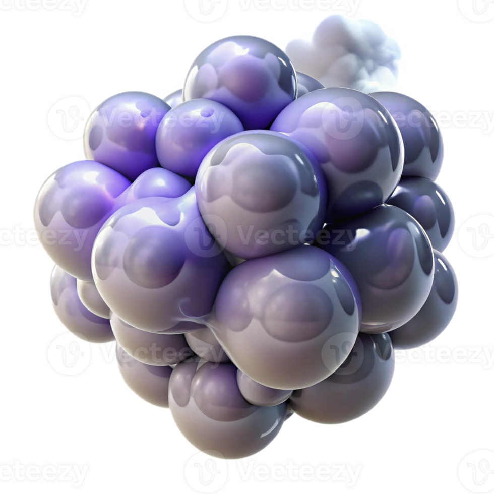 elegant contemporary Interlocking, translucent orbs of varying sizes, filled with swirling smoke, lit from within original png