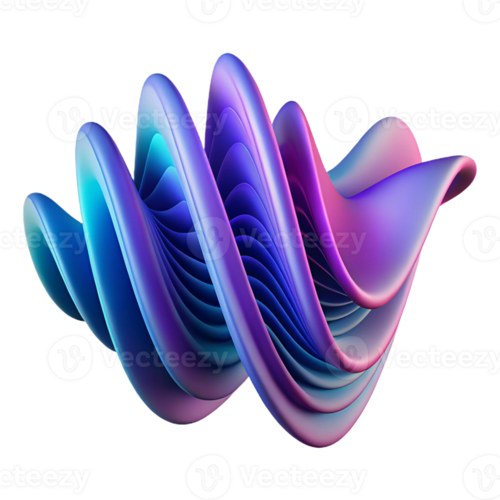 elegant minimalist An abstract representation of sound waves, using vibrant, undulating lines, with a dynamic composition and a futuristic style genuine png