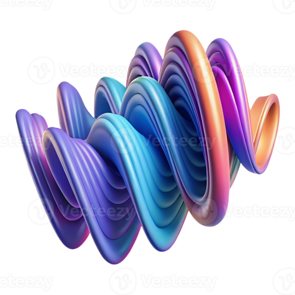 beautiful contemporary An abstract representation of sound waves, using vibrant, undulating lines, with a dynamic composition and a futuristic style original png