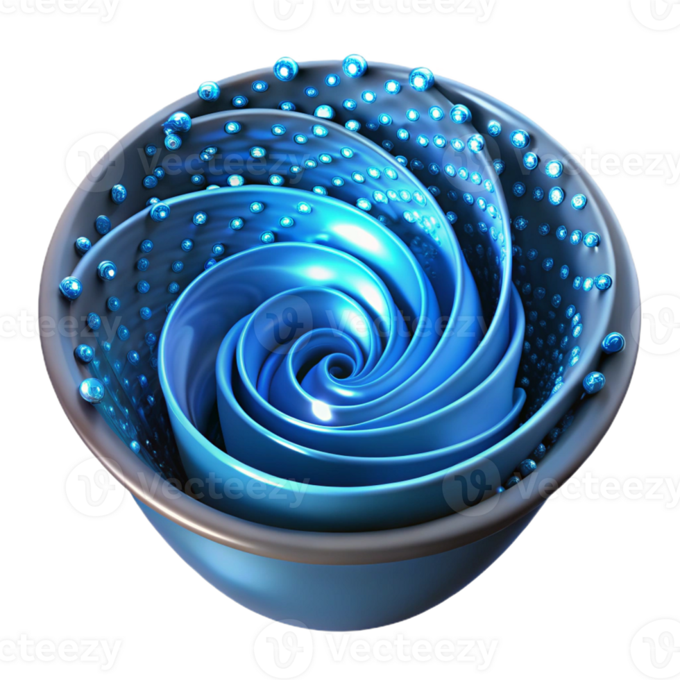 elegant classic A swirling vortex of digital data, visualized as binary code, illuminated by a cool, blue light detailed png