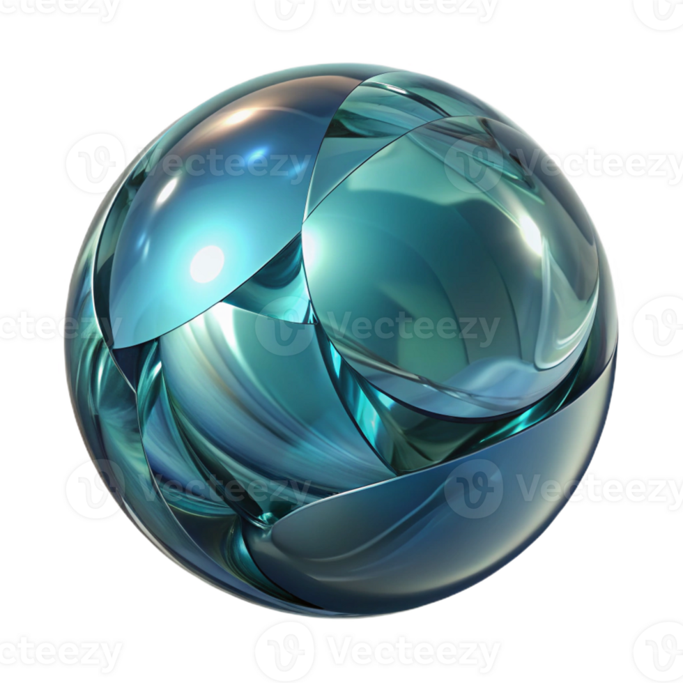 extraordinary abstract A single, perfect sphere of polished glass reflecting a distorted, fragmented portrait, under a soft, mysterious light 4K png