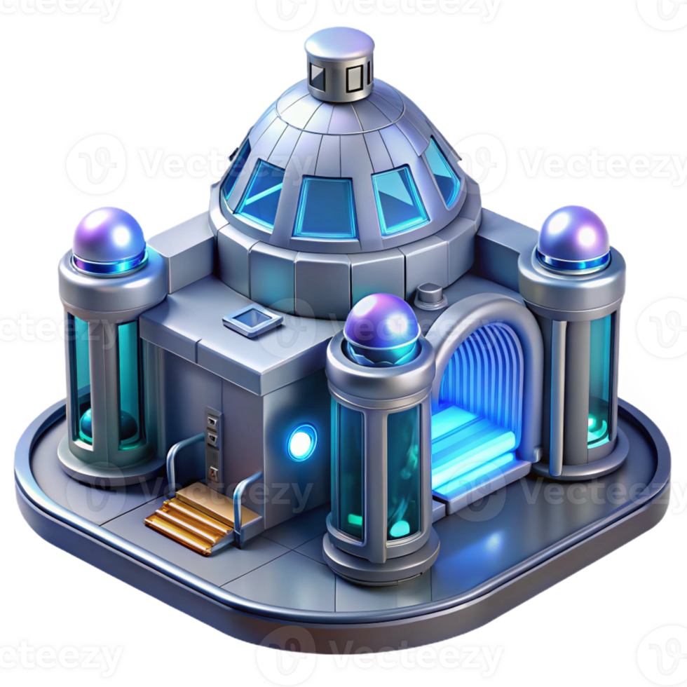 beautiful modern A futuristic prison, filled with holographic cells and advanced security systems. Dystopian, oppressive style 4K png