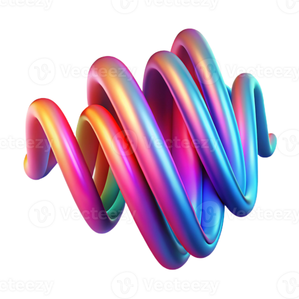 vibrant minimalist An abstract representation of sound waves, visualized as vibrant ribbons of color, illuminated by a pulsating, rhythmic light, synthwave aesthetic, exclusive png